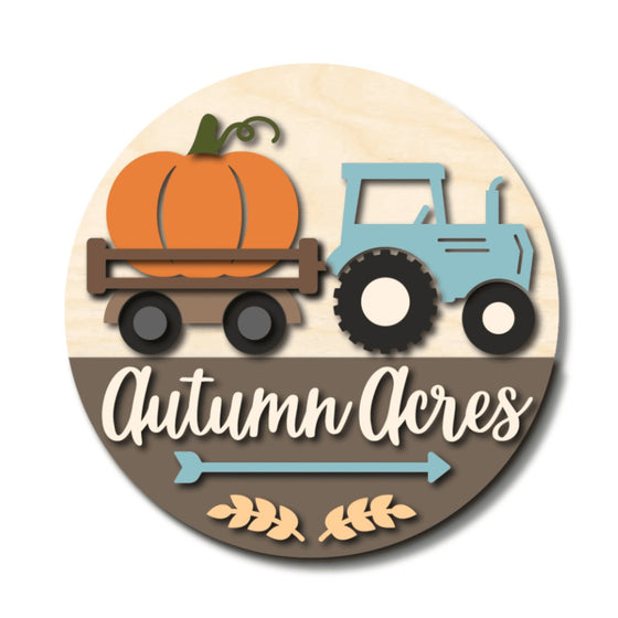Autumn Acres DIY Door Hanger Kit - KCH LASER