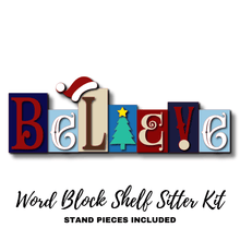  Believe Word Block DIY Shelf Sitter Kit - KCH LASER