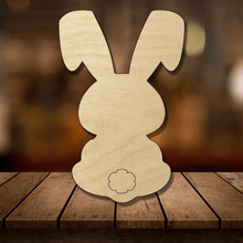  KCH LASER Bunny with Tail Wood Cutout KCH LASER