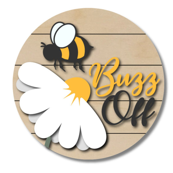 Buzz Off Bee DIY Door Hanger Kit - KCH LASER