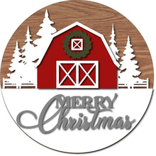  Christmas Barn DIY Door Hanger Kit - KCH LASER