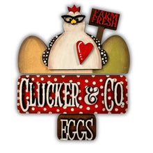  Clucker & Co Chicken Interchangeable Set For Shiplap Square Truck - KCH LASER