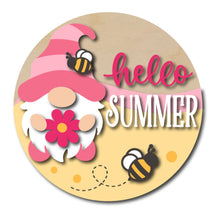  Cute Gnome Hello Summer DIY Door Hanger Kit - KCH LASER