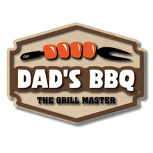  Dad's Barbecue The Grill Master DIY Door Hanger Kit - KCH LASER