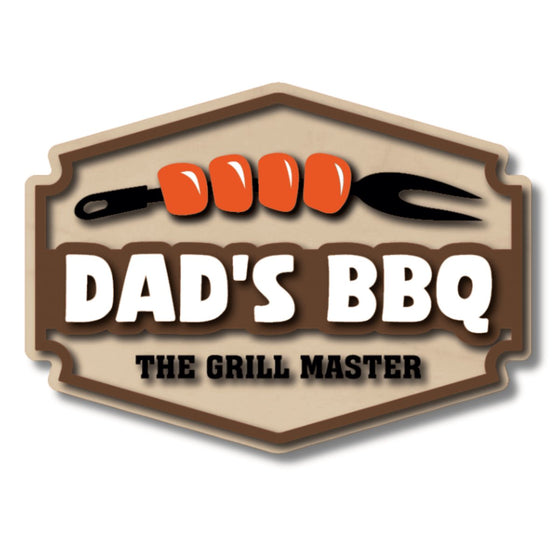 Dad's Barbecue The Grill Master DIY Door Hanger Kit - KCH LASER
