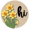 Daffodil DIY Door Hanger Kit - KCH LASER