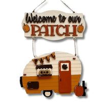  Fall Pumpkin Patch Camper DIY Sign Kit - KCH LASER