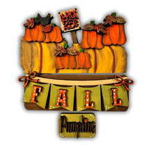  Fall Pumpkins Interchangeable Set For Shiplap Square Truck - KCH LASER