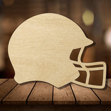  Football Helmet Wood Cutout - KCH LASER