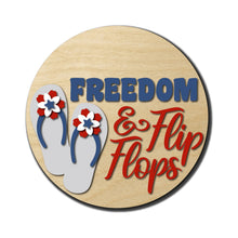  Freedom & Flip Flops DIY Door Hanger Kit - KCH LASER