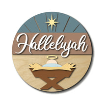  Hallelujah Baby Jesus DIY Door Hanger Kit - KCH LASER