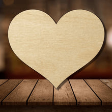  Heart Wood Cutout - KCH LASER