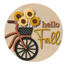  Hello Fall Bike DIY Door Hanger Kit - KCH LASER