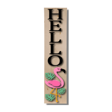  KCH LASER Hello Flamingo Porch Leaner Kit KCH LASER