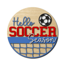  Hello Soccer Season DIY Door Hanger Kit - KCH LASER