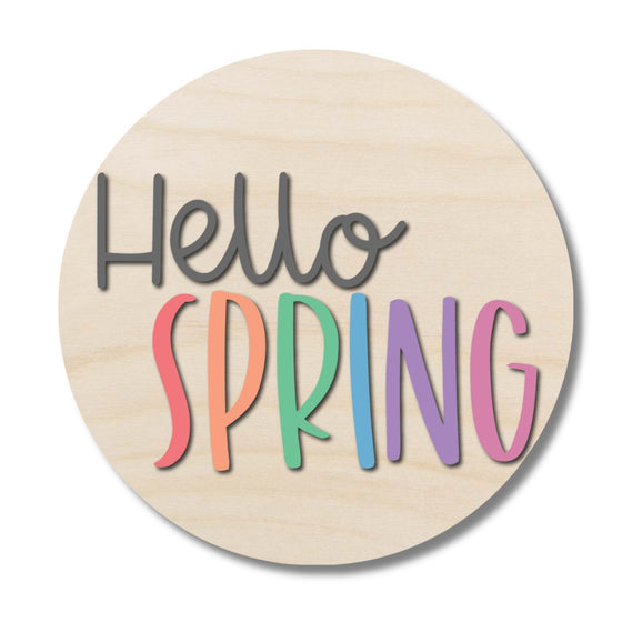 Hello Spring DIY Door Hanger Kit - KCH LASER