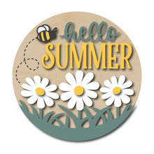  Hello Summer Daisy Bee DIY Door Hanger Kit - KCH LASER