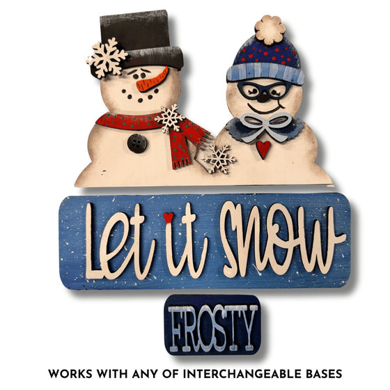 Let It Snow Frosty Interchangeable Kit - KCH LASER