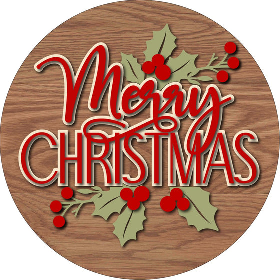 Merry Christmas DIY Door Hanger Kit - KCH LASER