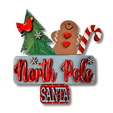  North Pole Santa Interchangeable Set For Shiplap Square Truck - KCH LASER