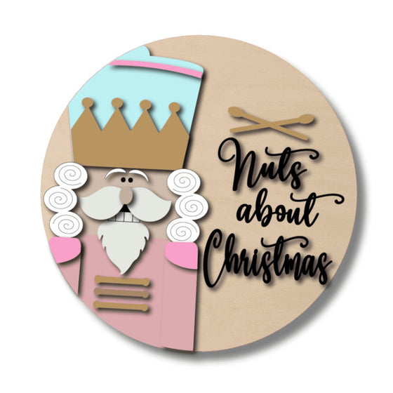 Nutcracker Nuts About Christmas DIY Door Hanger Kit - KCH LASER