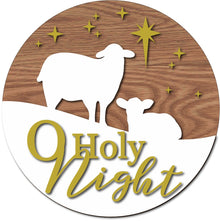  O Holy Night Sheep DIY Door Hanger Kit - KCH LASER