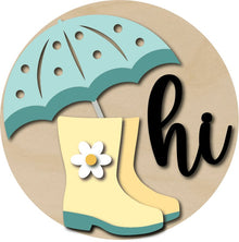  Rain Boots Hi DIY Door Hanger Kit - KCH LASER