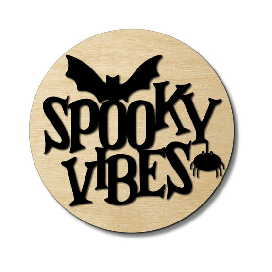 Spooky Vibes DIY Door Hanger Kit - KCH LASER