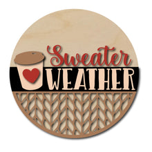  Sweater Weather DIY Door Hanger Kit - KCH LASER
