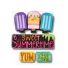 Sweet Summertime Popsicle Interchangeable Set For Shiplap Square Trucks - KCH LASER