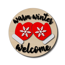  KCH LASER Door Hanger Kit Warm Winter Welcome DIY Door Hanger Kit KCH LASER