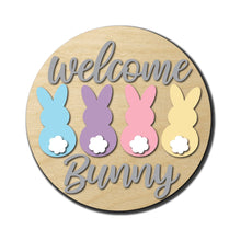  Welcome Bunny Tail DIY Door Hanger Kit - KCH LASER
