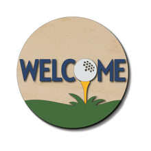  Welcome Golf Ball DIY Door Hanger Kit - KCH LASER